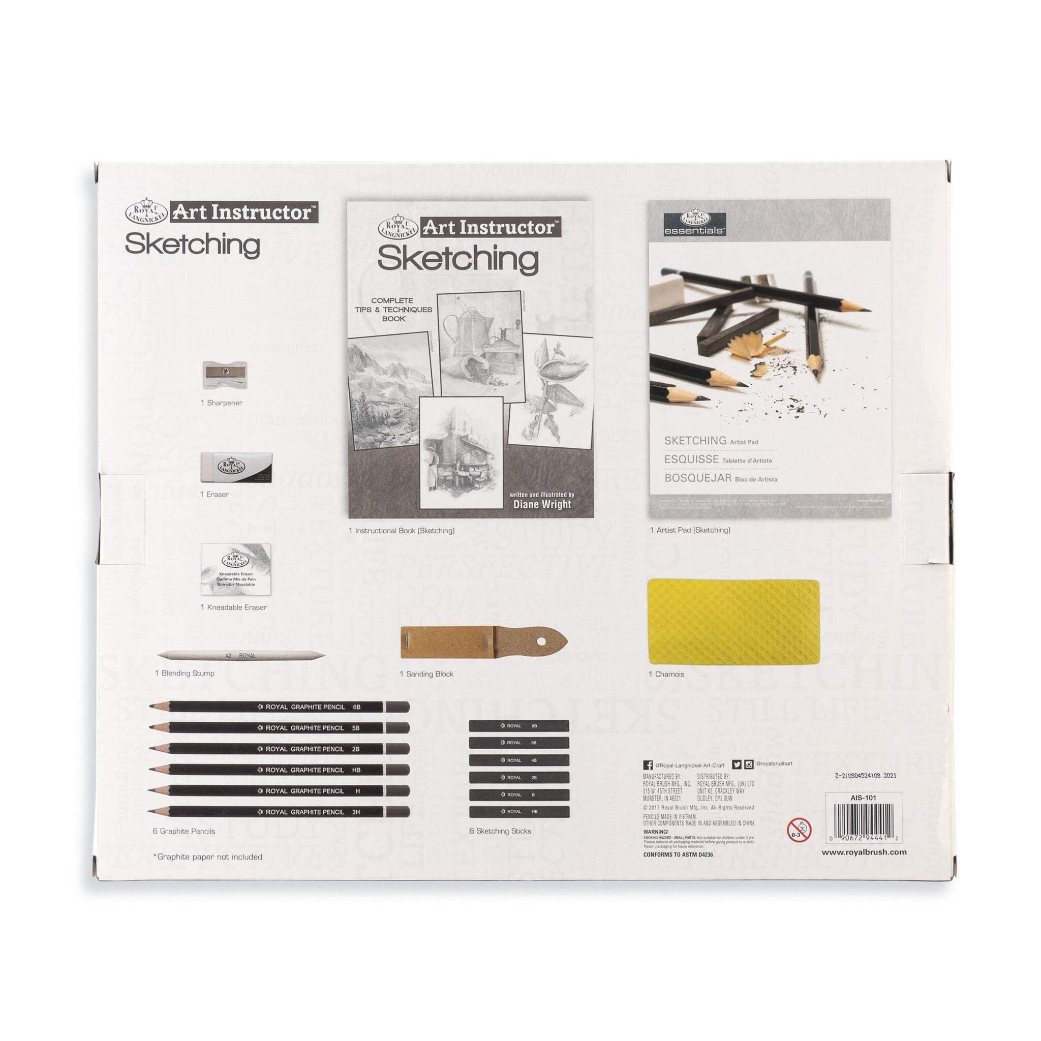 Royal & Langnickel Sketching Art Set - 20pc
