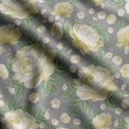 thumbnail image 1 of Soimoi Chinese Floral Print,Cotton Poplin, Sewing Fabric Sold by The Yard 42 Inch Wide,Sewing Craft Quilting/Quilt Making Fabric, Gray, 1 of 5