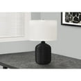 thumbnail image 5 of Lighting, 23"H, Table Lamp, Black Rattan, Ivory / Cream Shade, Modern, 5 of 8