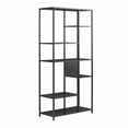 thumbnail image 2 of Systembuild Evolution Mission District Metal Bookcase Room Divider, Graphite, 2 of 8