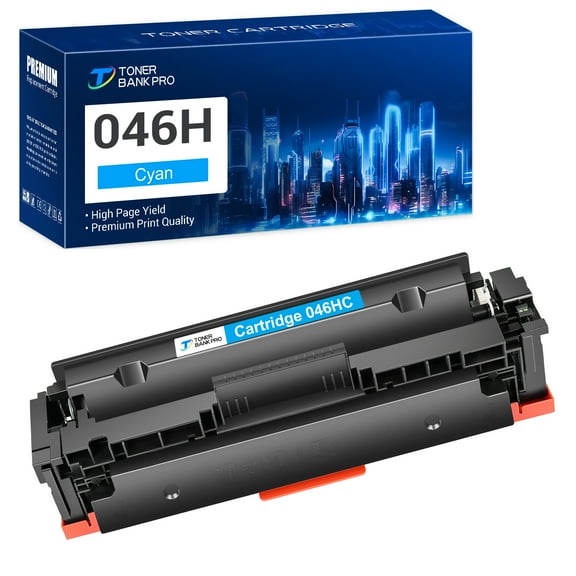 1-Pack Compatible for Canon 046H Toner Cartridges for Canon 046HC Image CLASS MF731Cdw MF733Cdw MF735Cdw (Cyan)
