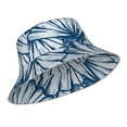 thumbnail image 2 of Kdxio Reflective Bucket Hat - Blue Shells Print Bucket Hat for Men,Women, 2 of 9