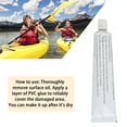 thumbnail image 4 of XINQIHANG PVC Dinghy Repair Glue | Repair Glue for Boat | Tubes of Repair PVC Glue for Inflatable Boat | PVC Inflatable Vinyl Repair Glue | Mounting Adhesive Strong Glue | Waterproof Glue (30ml, 5pcs), 4 of 7