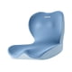 thumbnail image 4 of Cojín de asiento de espuma viscoelástica, respaldo portátil, almohada de apoyo para la espalda multiusos, almohada de apoyo lumbar para silla de Azul, 4 of 8