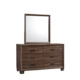 thumbnail image 3 of Brandon 6-drawer Dresser Medium Warm Brown, 3 of 14
