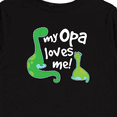 thumbnail image 4 of Inktastic My Opa Loves Me Grandchild Boys Long Sleeve Toddler T-Shirt, 4 of 5