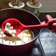 thumbnail image 4 of Slotted Spoon Red Silicone Home Cooks Cooking 1Pcs 11.2X3.5In, 4 of 9
