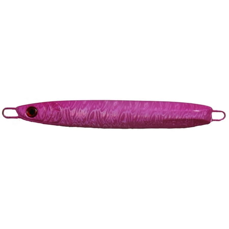 UPC: 0896019002278 | Frenzy TAJ-P07 Rigged Angry Jig 7 oz 2 Assist Hooks Pink