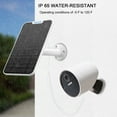 Solar Panel Charging For SimpliSafe Outdoor Camera, with 13.1ft