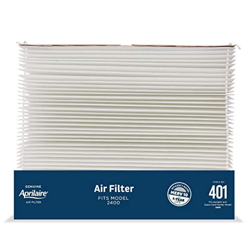 Aprilaire - 401 A4 401 Replacement Filter for Whole House Air Purifier Model: 2400, Space Gard 2400, MERV 10 (Pack of 4)