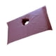 thumbnail image 3 of 1 Unidad Hoja de Cama de Tratamiento Ropa de Cama Almohadas Universal borgoña Zulema Cubierta de la hoja de cama de la belleza, 3 of 8