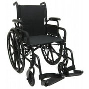 Karman Healthcare 802N-DY Lightweight Wheelchair-Black