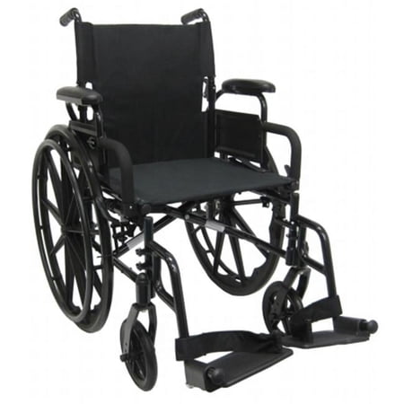 Karman Healthcare 802N-DY Lightweight Wheelchair-Black