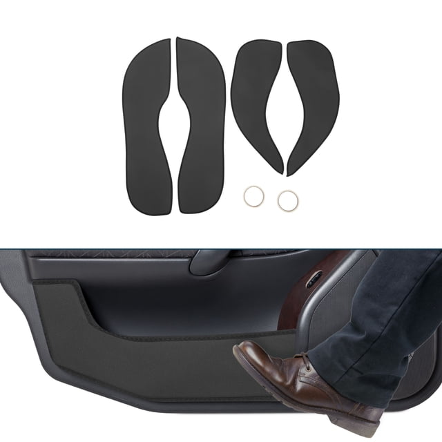 Pegatina antichoque de cuero para puertas de automóvil Unique Bargains para Hyundai IX35 / Tucson Ix 2010-2017, protector de borde lateral de puerta, accesorios interiores, negro, 8 juegos