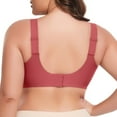 thumbnail image 4 of Non Wired Bra Women‘s Padded Full Cup Bra Without Underwire With Padding Seamless Bustier Bralette Breathable Soft, 4 of 5