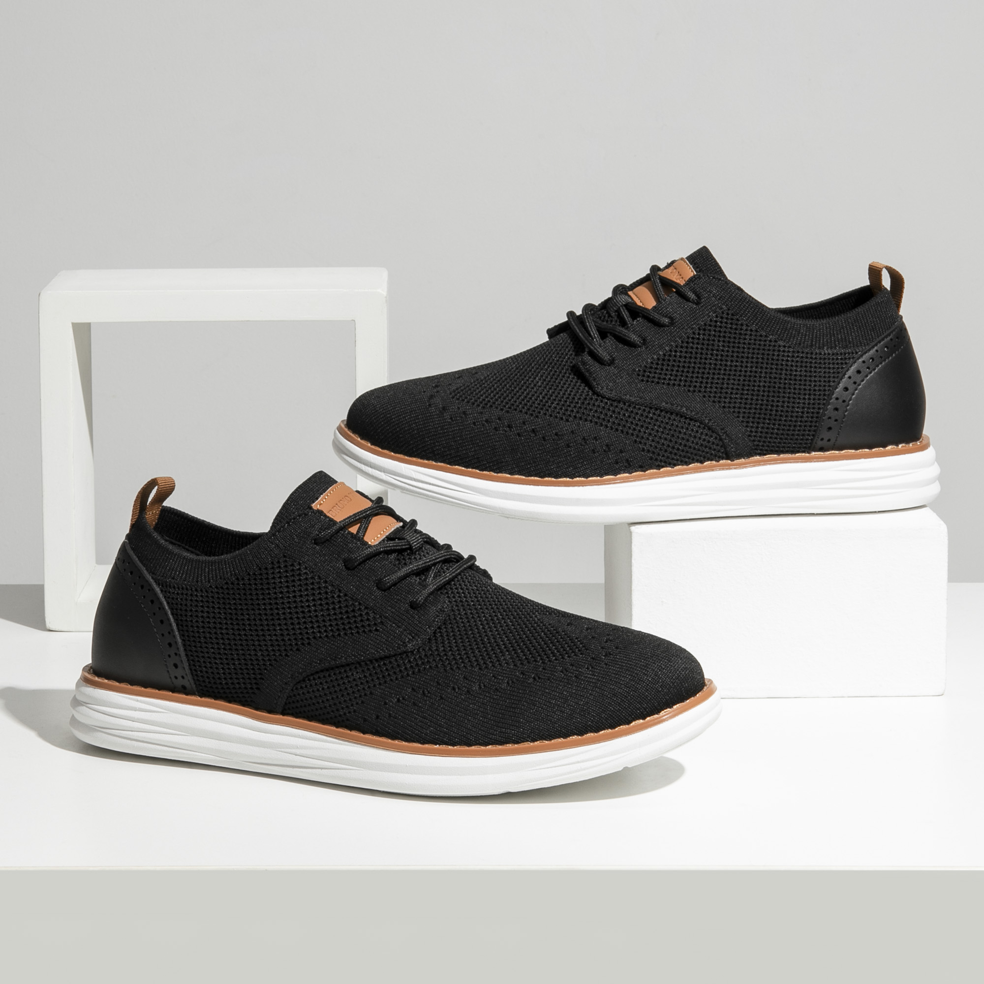 Men's Classic Casual Sneakers - Lightweight Knit Walking Shoes With Memory Foam (Sizes 6.5-13)