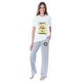 thumbnail image 6 of Despicable Me Women's Minions Bananas Sleep Crewneck Pants Pajama Set, 6 of 6
