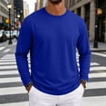thumbnail image 5 of Men's Long Sleeve Tee Shirts Crew Neck Casual T-Shirts Soft Classic Style for Daily Casual,M, 5 of 9