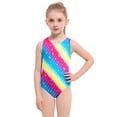thumbnail image 2 of jiaxiM Girls Swimsuit One Piece Bow Back Bathing Swim Suit Adjustable Straps Ruffle Tropical Floral Swimsuit Stretch Girl Swimwear Swim Suit, 2 of 5