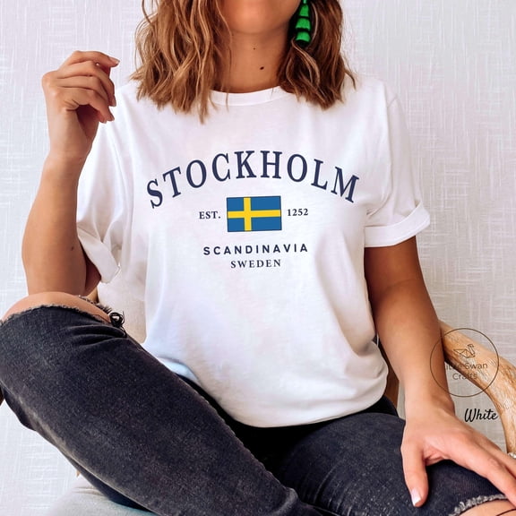 TOKAIPlus Stockholm Shirt, Sweden Flag T-shirt