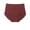 Brown, variant on Lopecy-Sta Women's Underwear Gift for Mother High Waisted Seamless Underwear for Women Full Coverage No-Show Wave Edge Panties