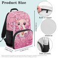 thumbnail image 7 of Yuyamidu Kawaii Axolotl Backpack for Kids 8-10 School Bookbag for Middle School Students Girls Children School Bags Elementary School Bookbag Large Capacity, 7 of 7
