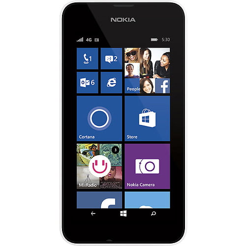 Microsoft Nokia Lumia 530 White 4GB Prepaid Smartphone T-Mobile