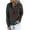 Noir, variante sur Mirages Chandails d'Automne pour Femmes, Blouse à Manches Longues avec Poche Imprimée de Noël pour Femmes, Chandail Décontracté, Chandails à Capuchon à Boutons