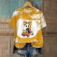 thumbnail image 5 of Leey-World Womens Halloween Tshirts Halloween Costumes for Women Funny Pumpkin Printed Cute T Shirts Orange Graphic Tops Fall Tee Fashion Gift, 5 of 6