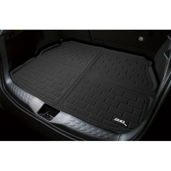 3D MAXpider 2010-2015 Fits Lexus RX350 450H Black Kagu Carbon Fiber Embossed Pattern Cargo Liner M1LX0361309