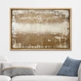 thumbnail image 2 of wall26 Framed Canvas Print Wall Art Minimal Vintage Brown Past Paint Stroke Collage Abstract Shapes Illustrations Modern Art Decorative Contemporary for Living Room, Bedroom, Office - 16x24 Natural, 2 of 5