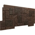 thumbnail image 4 of Ekena Millwork 49"W x 24 1/2"H x 1 1/4"D Castle Rock Stacked Stone, EverStone Faux Stone Siding Panel, Deep Creek, 4 of 9