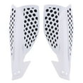 thumbnail image 1 of Par de manillares de motocicleta de 8 pulgadas que se caen Blanco, 1 of 9