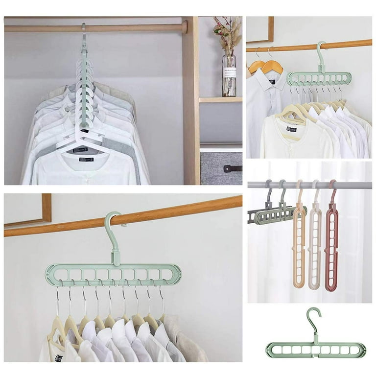 space saving hanger Multifunctional intelligent wardrobe manager Advanced wardrobe Clothes layered hanger 9 slots innovative design for heavy
