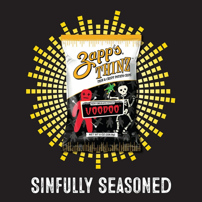 Zapp's Voodoo Thinz New Orleans Style Thin & Crispy Potato Chips