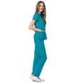 thumbnail image 5 of Adar Universal Scrubs For Women - Double Stitched Mock Wrap Scrub Top, 5 of 7