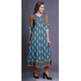 thumbnail image 3 of Bimba Classic Printed Indian Kurtis Tunic Long Anarkali Dress For Women, 3 of 5