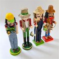 thumbnail image 4 of Fishing Enthusiasts Soldier Durability Wood Soldier Desk Decoration Coffee Shop Decors Artistic Taste Showcases, 4 of 4
