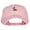 Pink, variant on Easter Chocolate Bunny Embroidered Washed Cap - Pink OSFM
