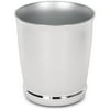 iDesign Canopy Chrome Waste Basket, Garbage Can for Bathroom