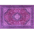 thumbnail image 1 of Ahgly Company Indoor Rectangle Medallion Purple Traditional Area Rugs, 5' x 8', 1 of 4