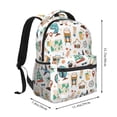thumbnail image 2 of Fotbe Travel1 Mochila Casual con Estampado para Escuela, Viajes y Actividades al Aire Libre - Duradera, Ligera y Cómoda, 2 of 5