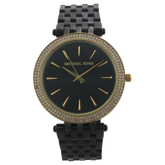 MK3322 Darci Black Ion Plated Stainless Steel Bracelet Watch