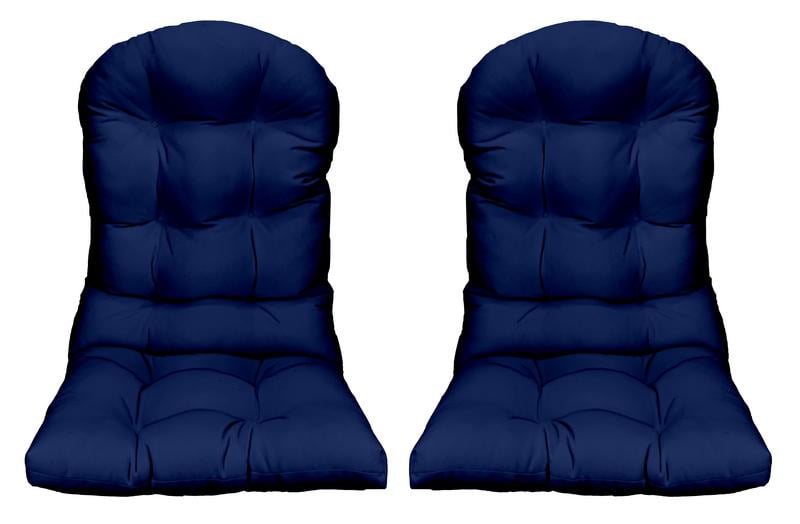 Rsh Décor Outdoor Patio Set Of 2 Tufted Adirondack Chair Seat Tufted Adirondack Chair Seat