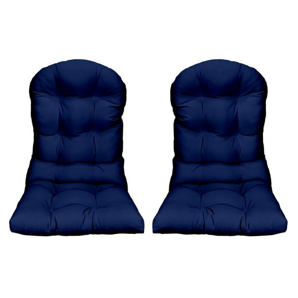 RSH Décor Outdoor Patio Set of 2 Tufted Adirondack Chair Seat Cushions