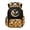 Honeycomb Bee, variant on Jeiento Kids School Backpack, 17 Inch Large Capacity Water-Resistant Polyester Daypack, Cartoon Cat Backpack for Elementary Girls Boys, Back to School Gift Suitable for Travel Hiking