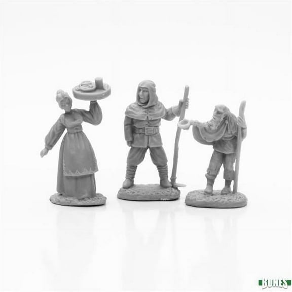 Townsfolk I Miniature 25mm Heroic Scale Figure Dark Heaven Bones Reaper Miniatures