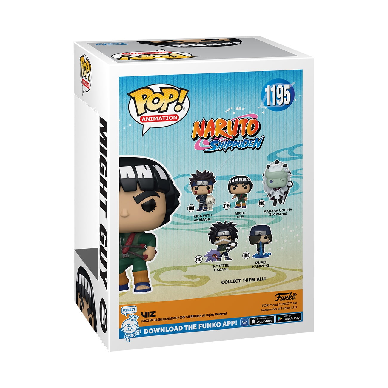 Funko Pop! Animation: Naruto - Might Guy Vinyl Figure - Walmart.com