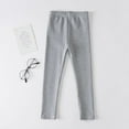 thumbnail image 5 of GYRATEDREAM Girls' Athletic Leggings Kids High Waisted Soft Comfy Elastic Dance Running Yoga Pants Workout Active Dance Tights for 9-10Y Gray, 5 of 9