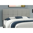 thumbnail image 4 of Monarch Specialties Bed - Queen Size, Grey Linen, 4 of 4